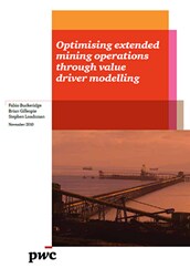 Optimising extended mining operations through value driver modelling