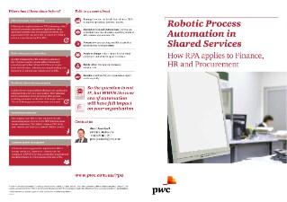 RPA in Shared Services