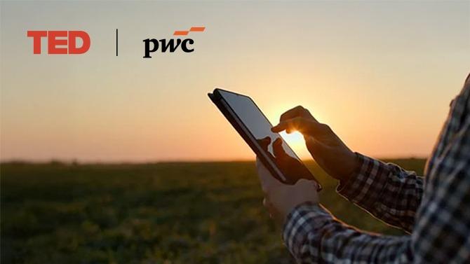 man with ipad in the outback